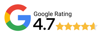 Google 4.7 star rating